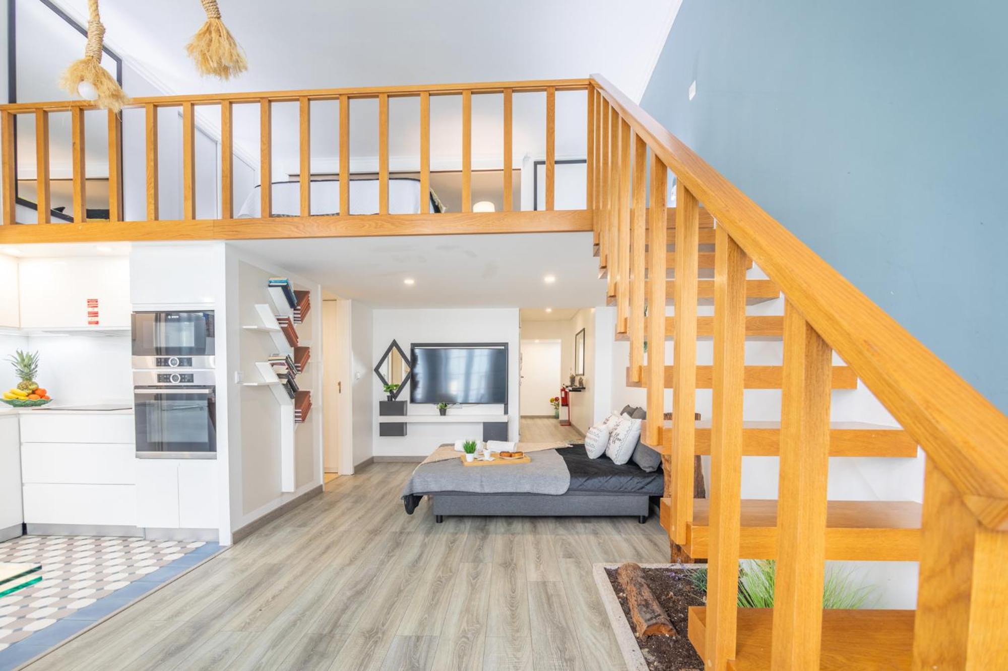 Apartamento Deluxe Spacious Flats W Mezzanine By Host Wise *